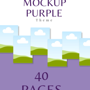 40 Purple Mockup Templates